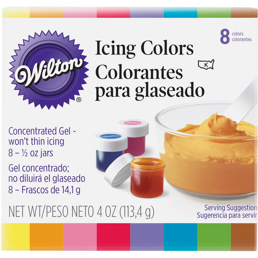Wilton Gel Icing Colours 8ct Michaels